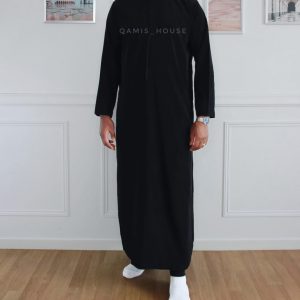 Qamis Emirati Noir