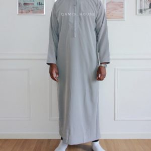 Qamis Emirati Gris