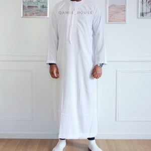 Qamis Emirati Blanc