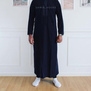 Qamis Émirati Bleu Marine