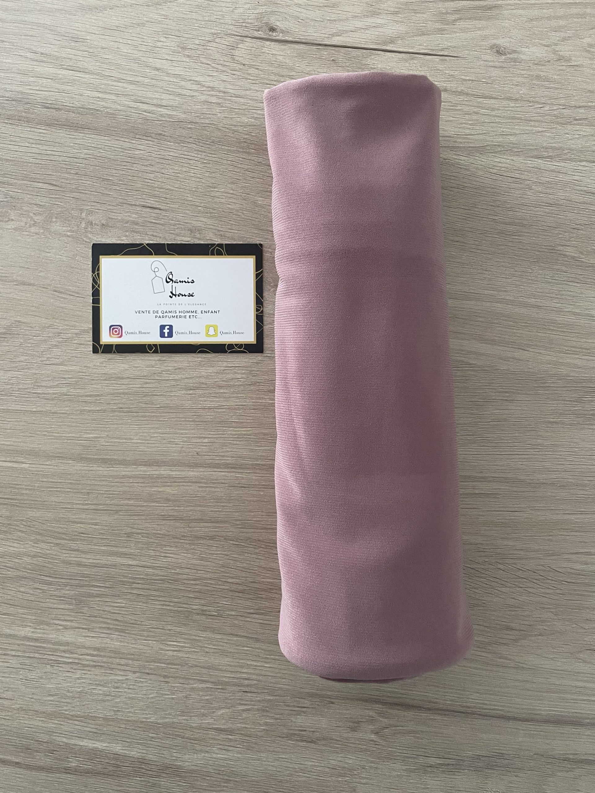 Hijab Jersey Premium Rose poudré