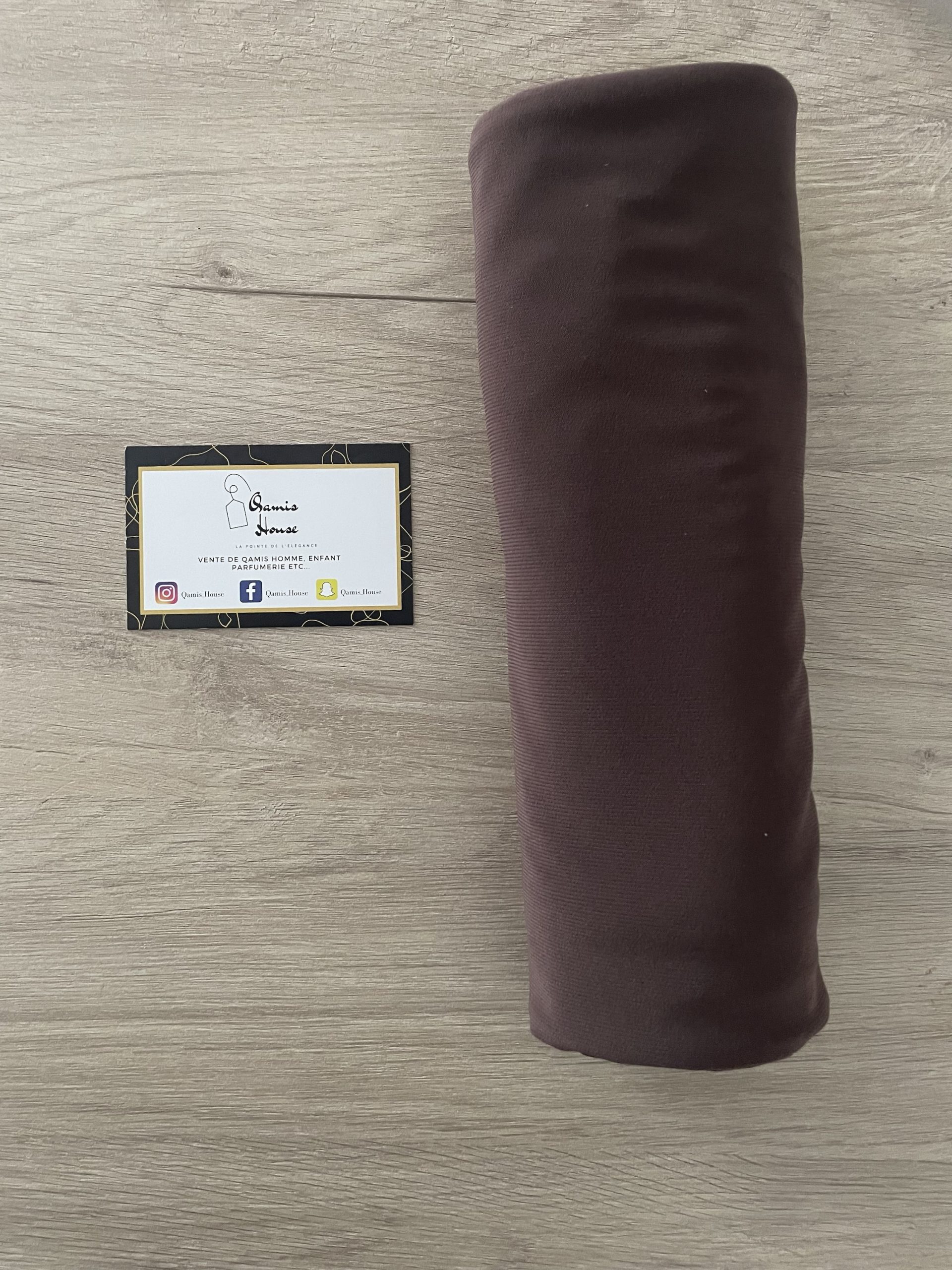Hijab Jersey Premium Marron Glacé