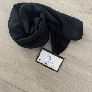 Hijab Soie de Medine Noir