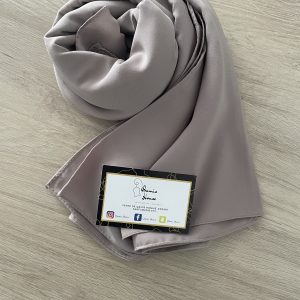 Hijab Soie de Medine Taupe