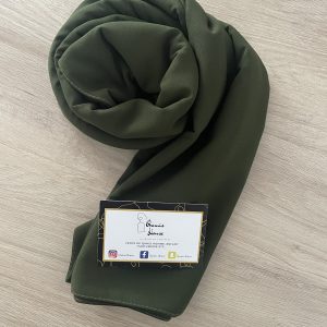 Hijab Soie de Medine Vert Olive