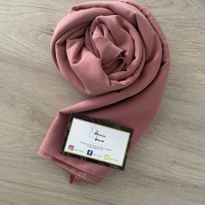 Hijab Soie de Medine Rouille