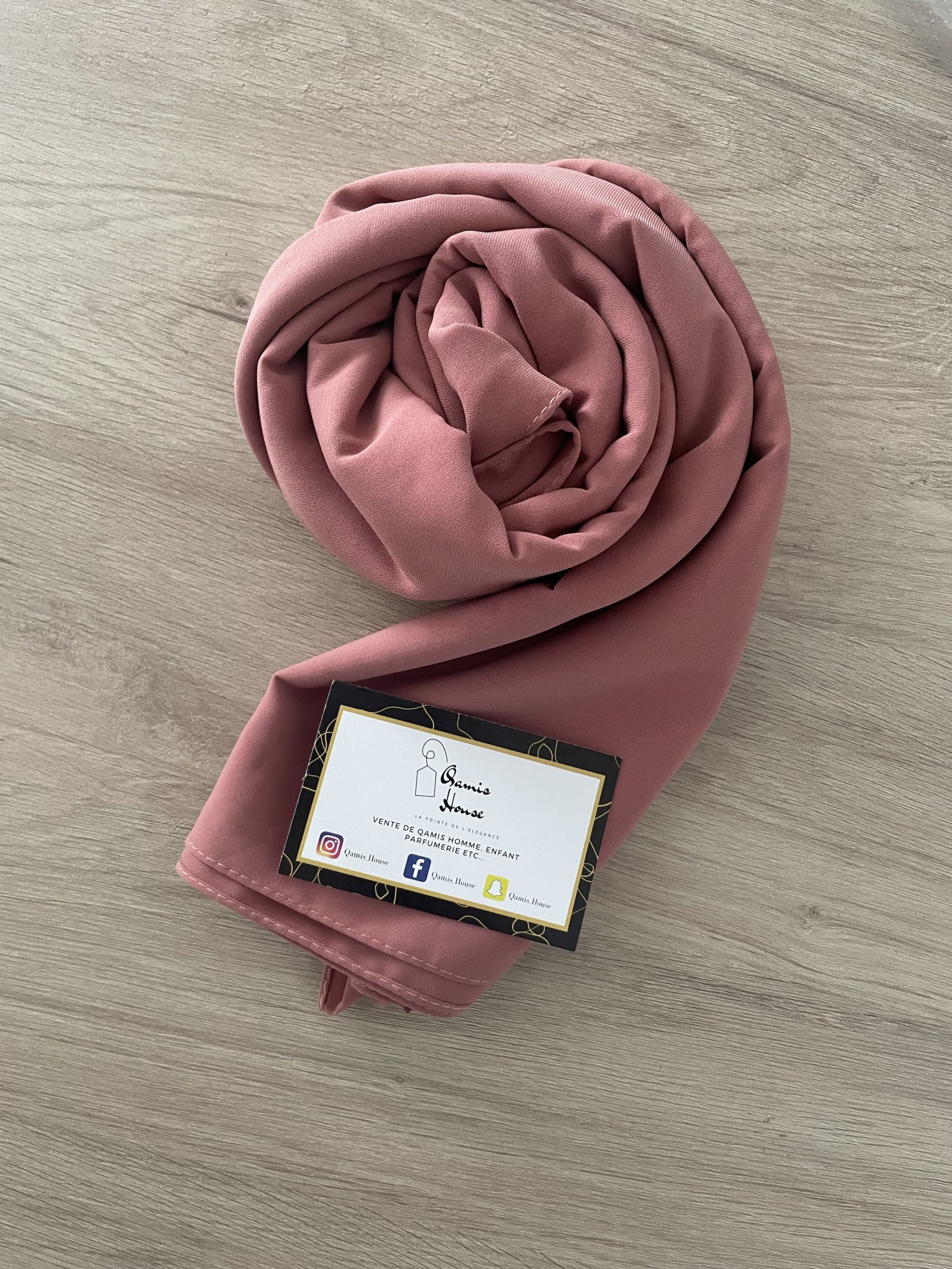 Hijab Soie de Medine Rouille