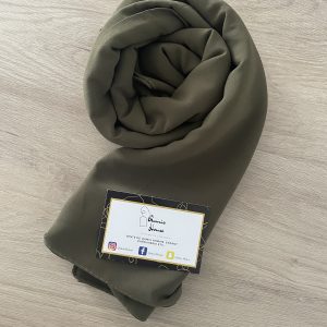 Hijab Soie de Medine Kaki