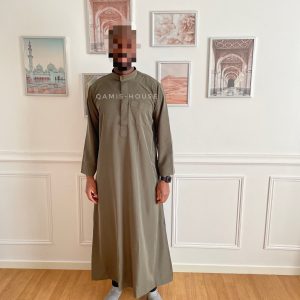 Qamis Saoudien Kaki
