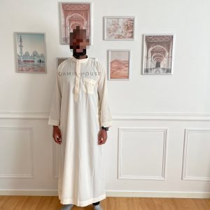Qamis Saoudien Crème