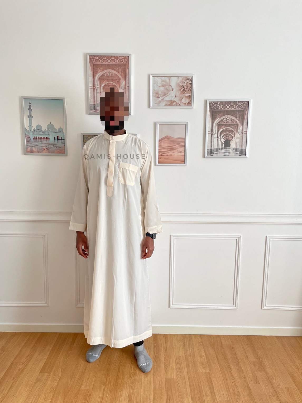 Qamis Saoudien Crème