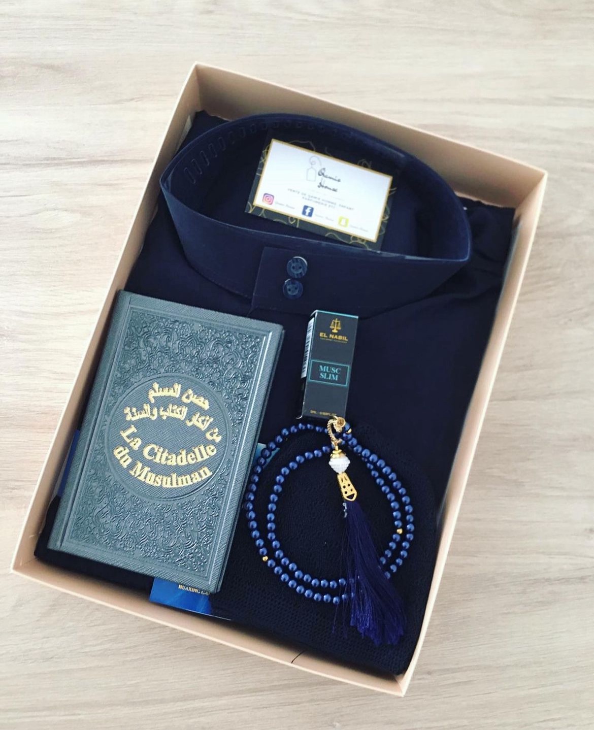 Box Ibrahim Bleu Marine