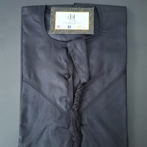 Qamis Enfant Émirati Satinée Noir